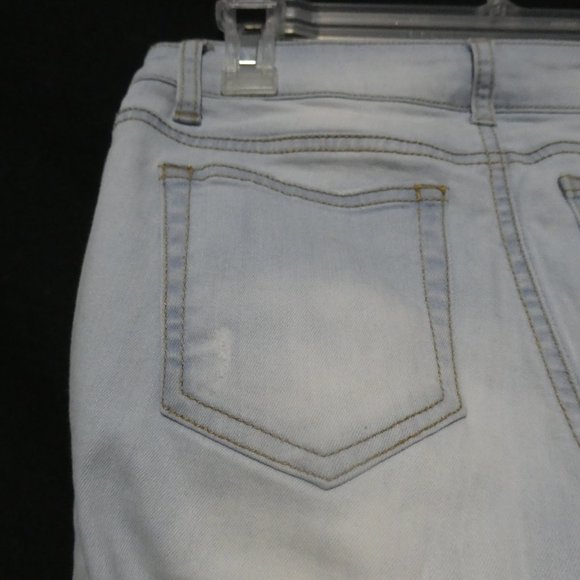 WAX JEAN damaged / destroyed look faded blue denim, size 5 BNWOT - Picture 15 of 16